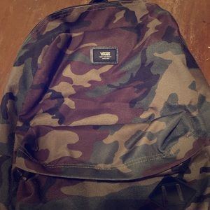 Vans Camo book bag
